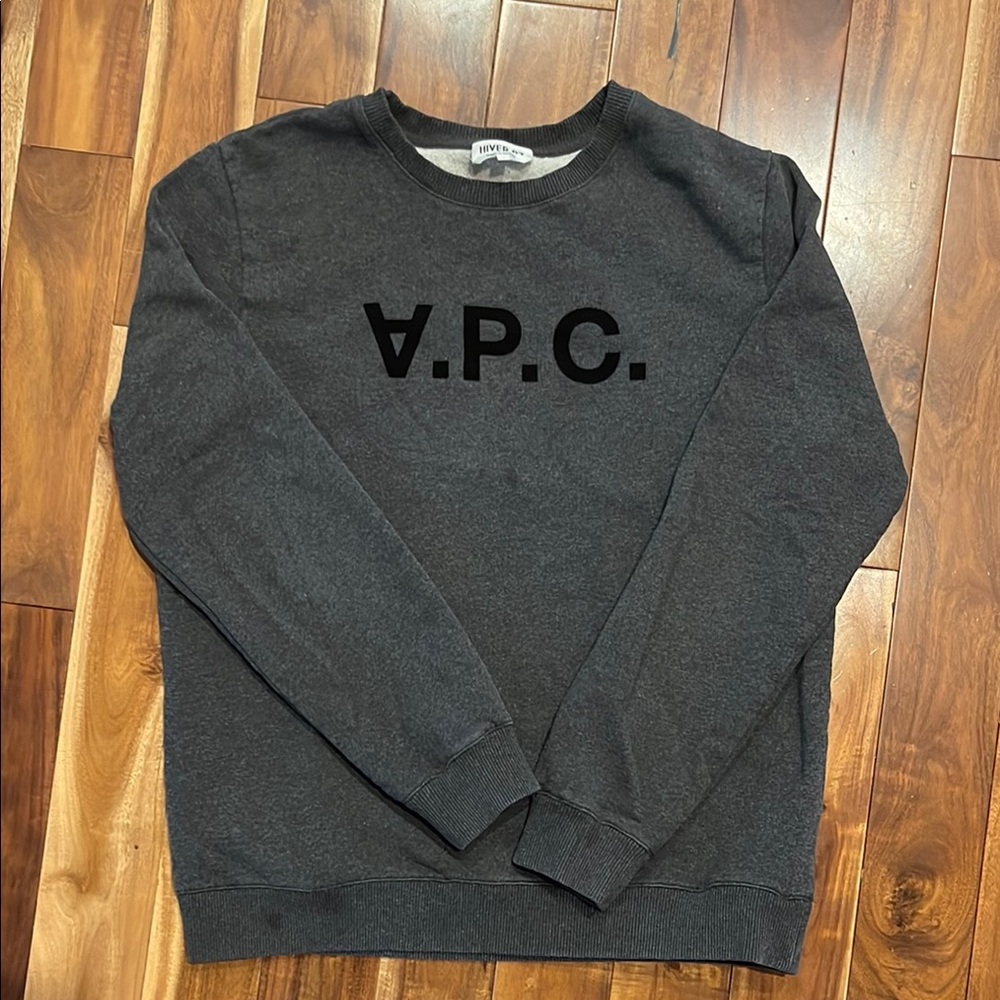 APC A.P.C. Hiver 87 Crewneck Sweatshirt Gray